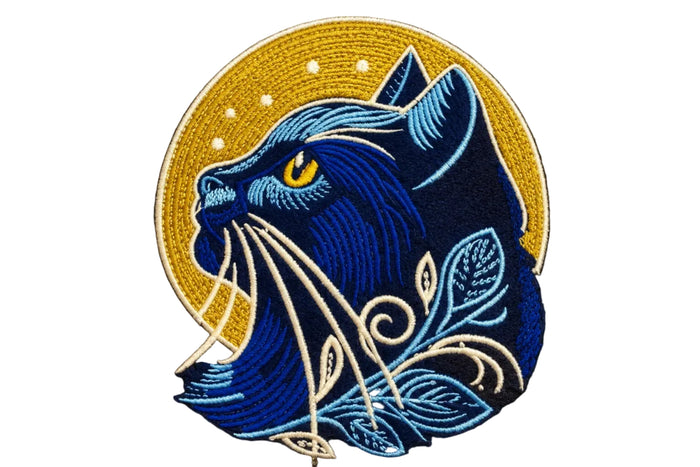 Midnight Majesty Embroidered Velcro Patch XL