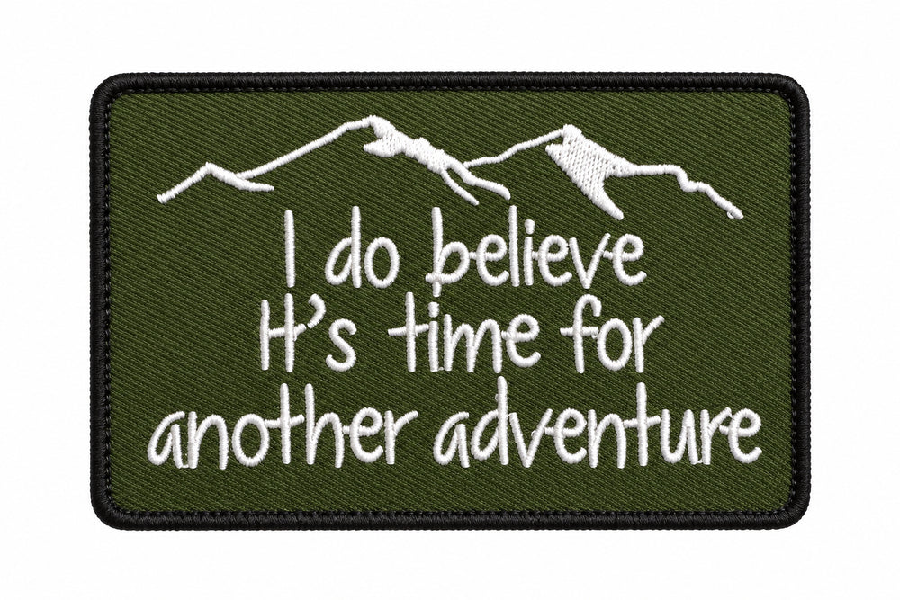 "Another Adventure" Embroidered Patch