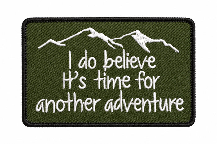 "Another Adventure" Embroidered Patch