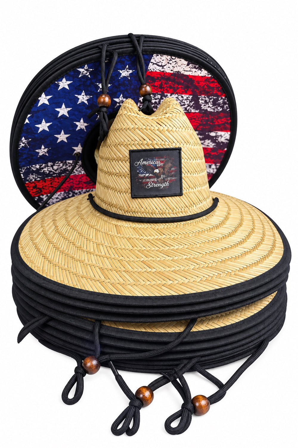 Old Glory Straw Hat